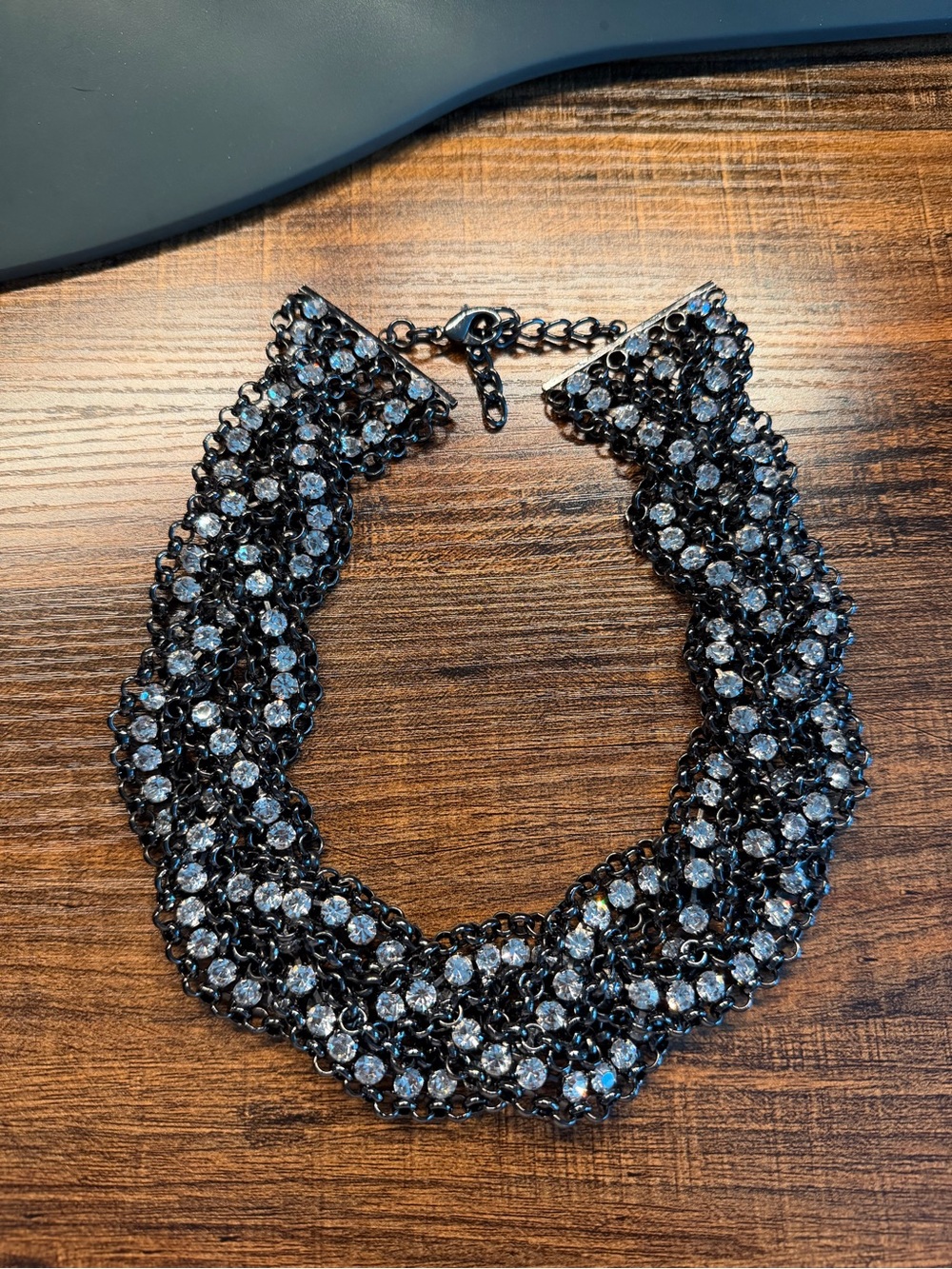 Ann Taylor Crystal Statement Collar Necklace